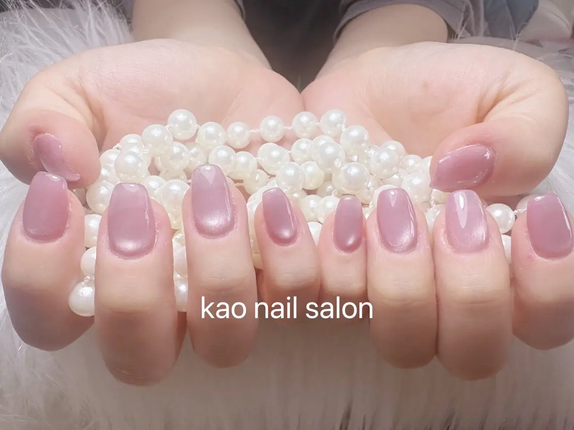 ネイル ハンドネイル kao nail マグネット/長さだしのネイルデザイン