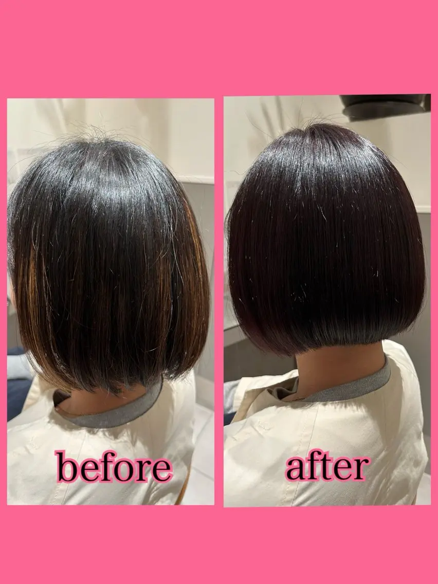 ショート カラー 大久保 陽子のヘアスタイル