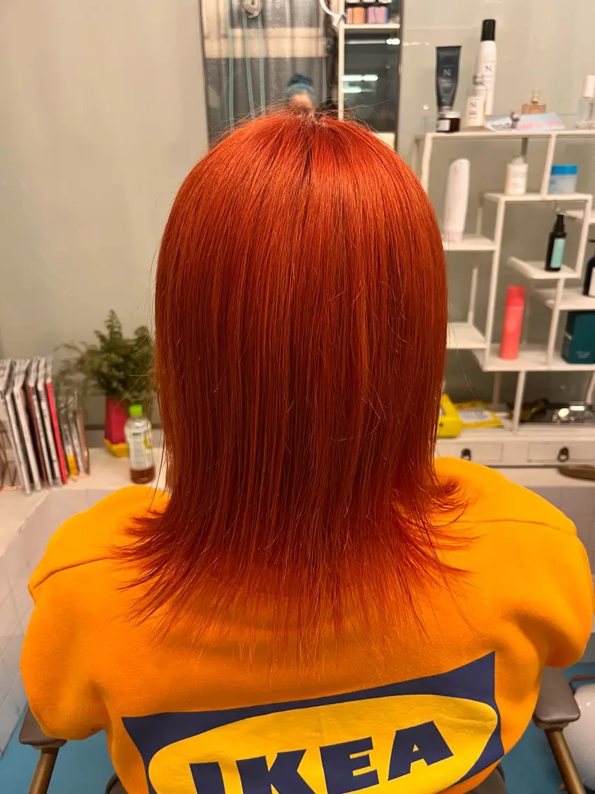 ミディアム カラー YOKO こりんのヘアスタイル