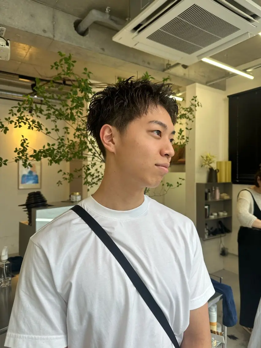 🫐【メンズ限定メニュー】カット+マーブクレンジングの写真