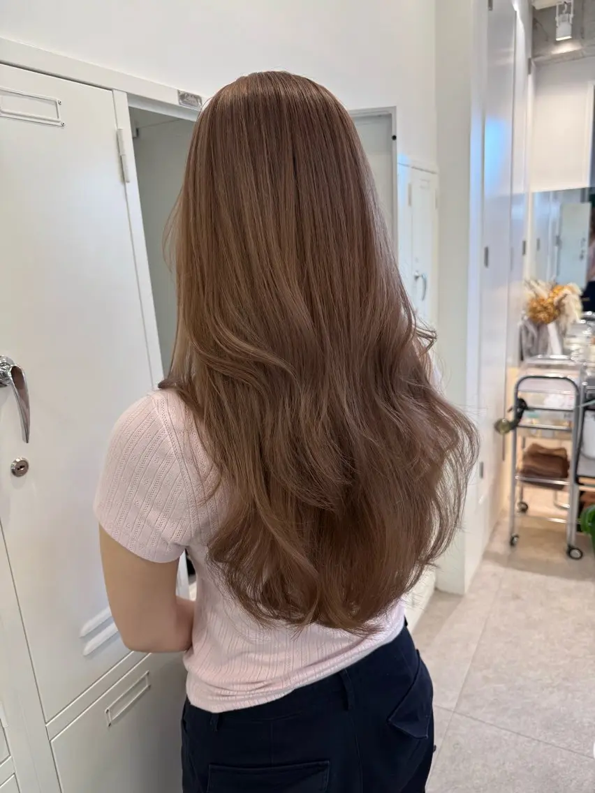 セミロング カット ヘアカラー 原宿ブリーチカラー /三村克彦のヘアスタイル