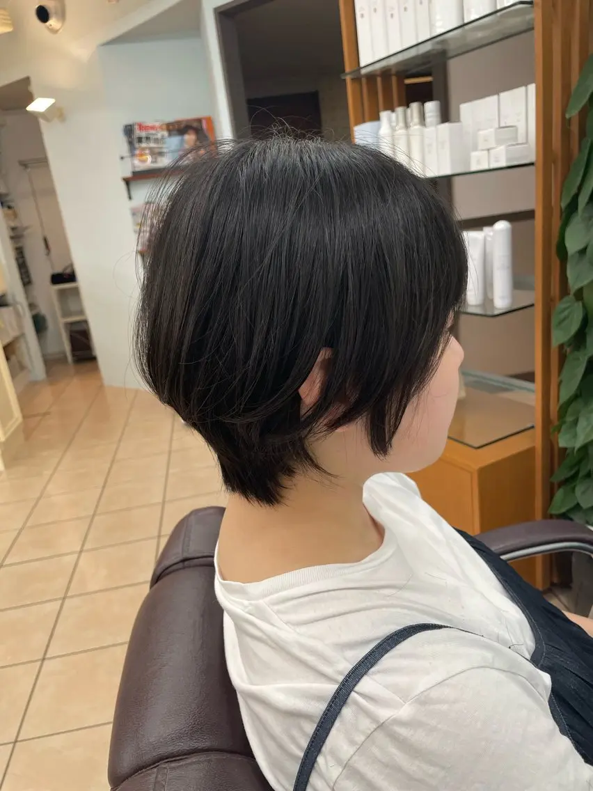 ショート ショートボブ ボブ ショートヘア カット 宗村 嘉哉のヘアスタイル