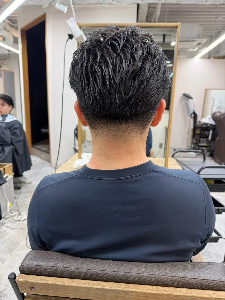 ショート メンズ フェードカット 渋谷【メンズ特化】 レンのヘアスタイル
