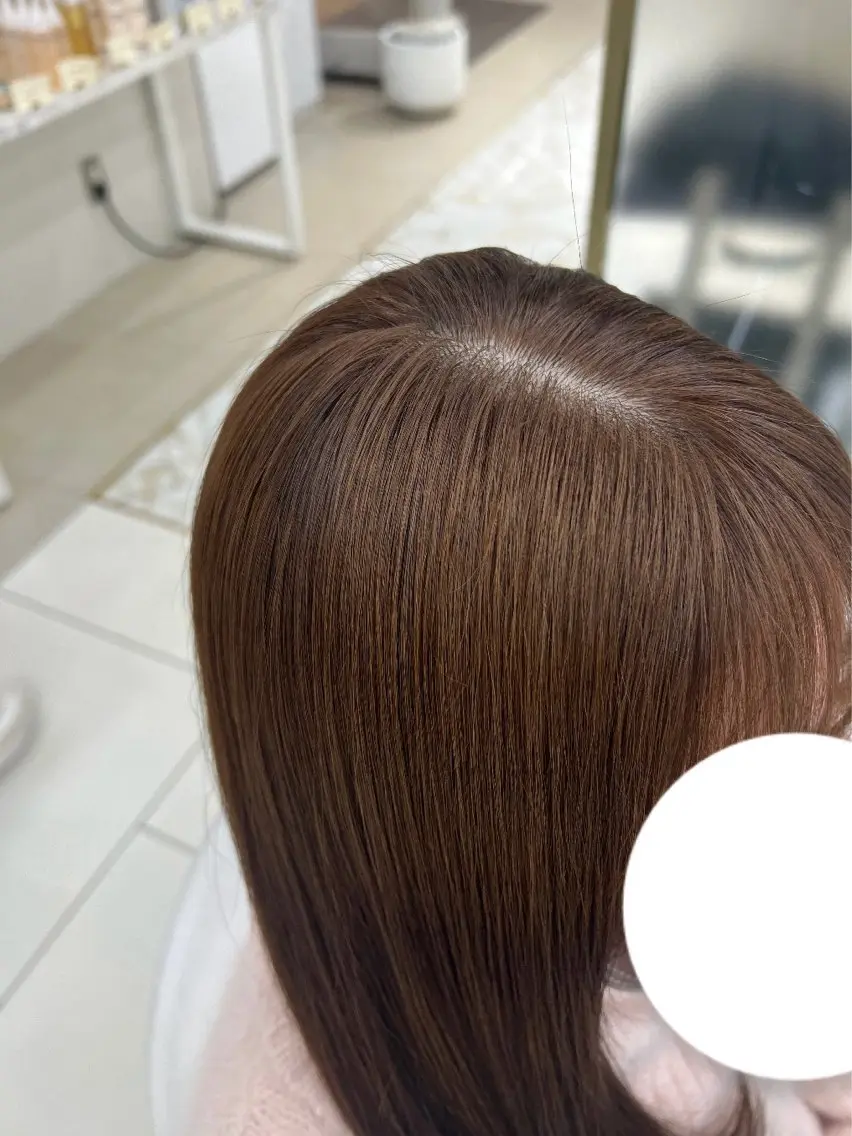 セミロング カラー ブリーチ ブリーチなしカラー 髪質改善 / coa しずく🐈‍⬛のヘアスタイル