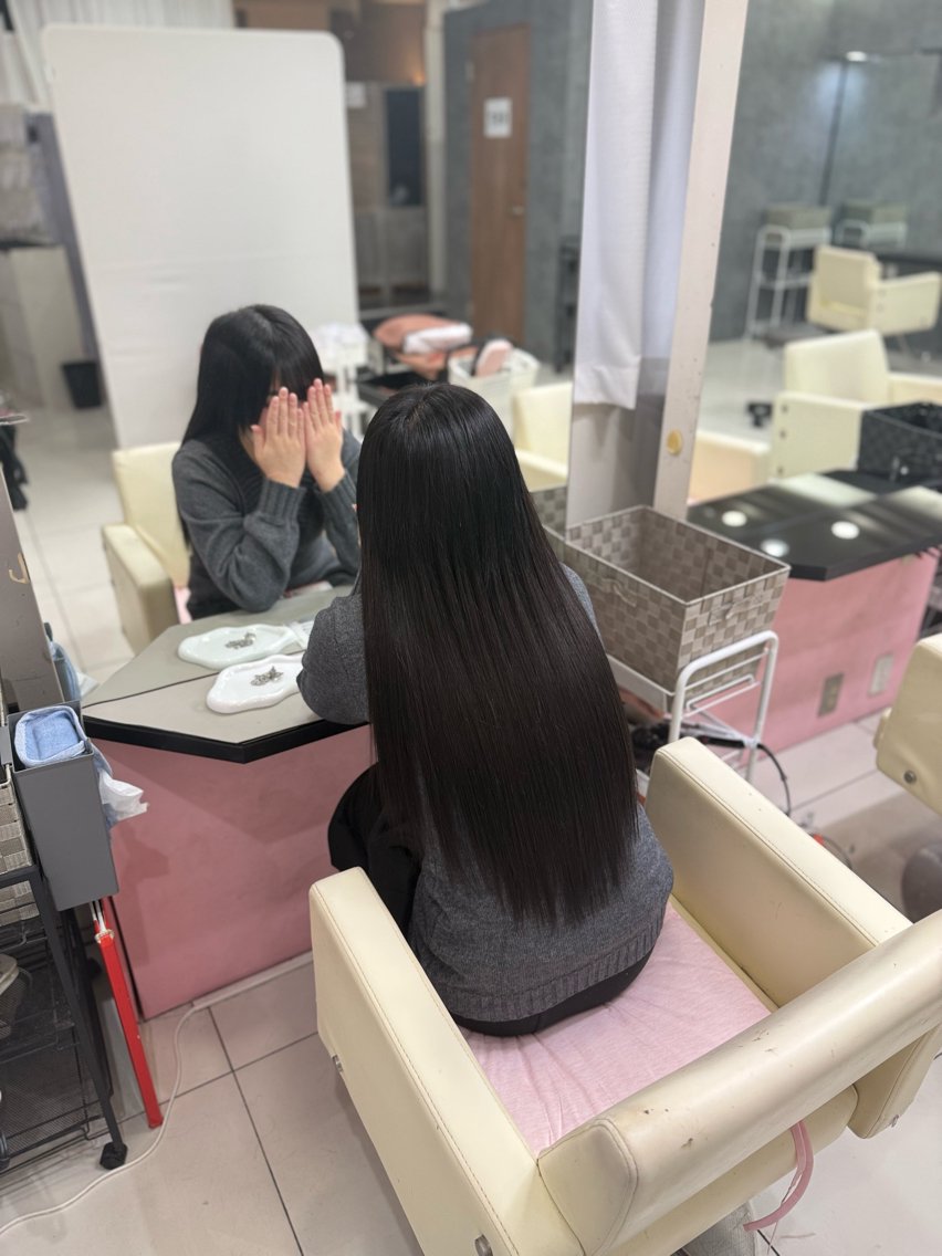 ロング シールエクステ エクステ ロング season ゆみのヘアスタイル