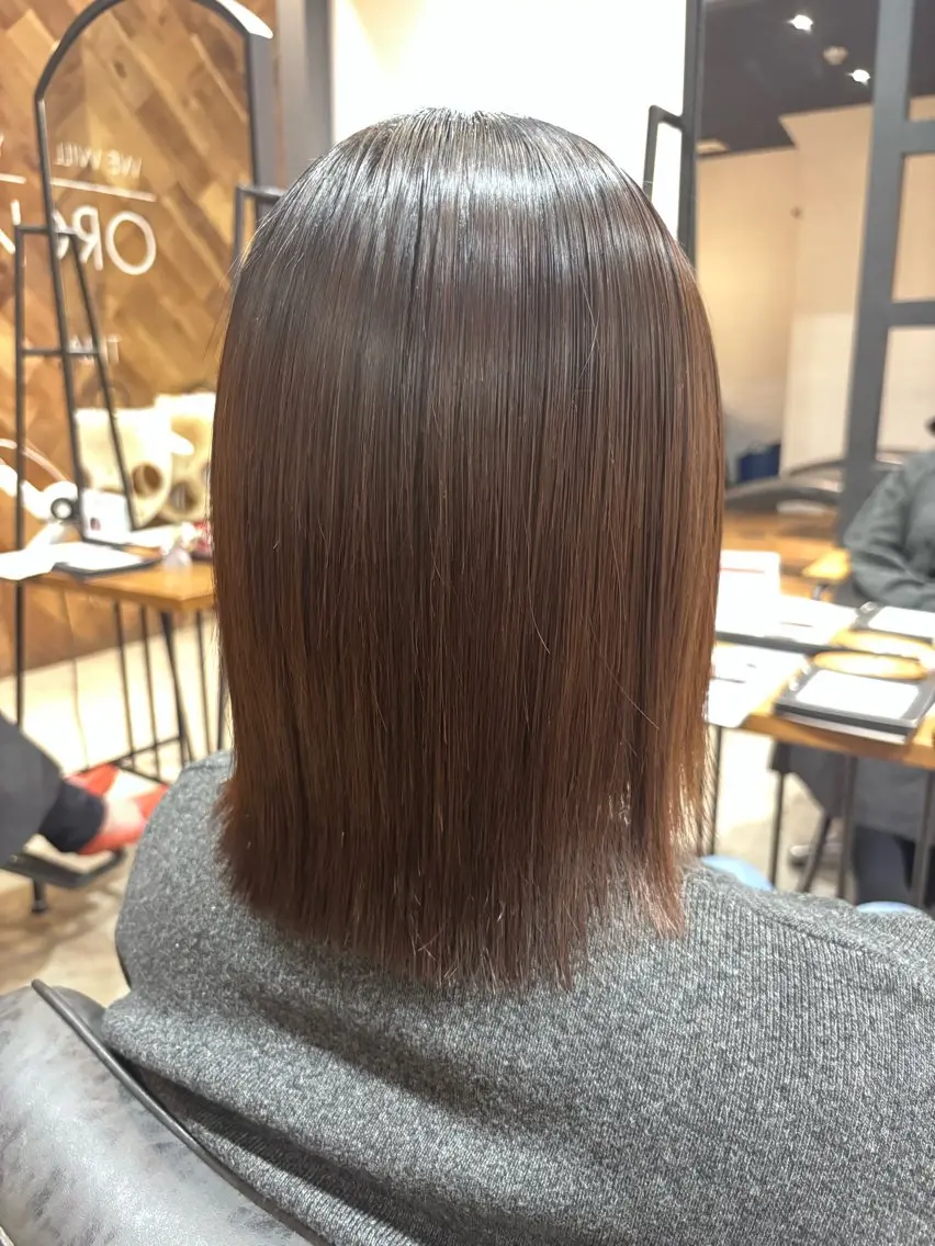 ショート パーマ 縮毛矯正 新村 小夏のヘアスタイル