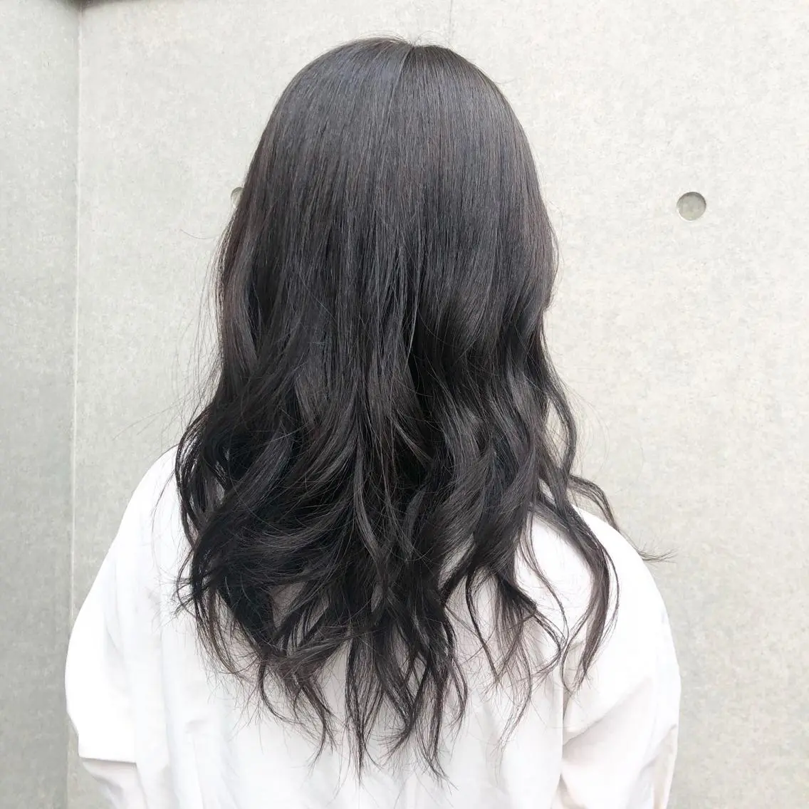セミロング カラー ヘアアレンジ 吉田 瑛美のヘアスタイル