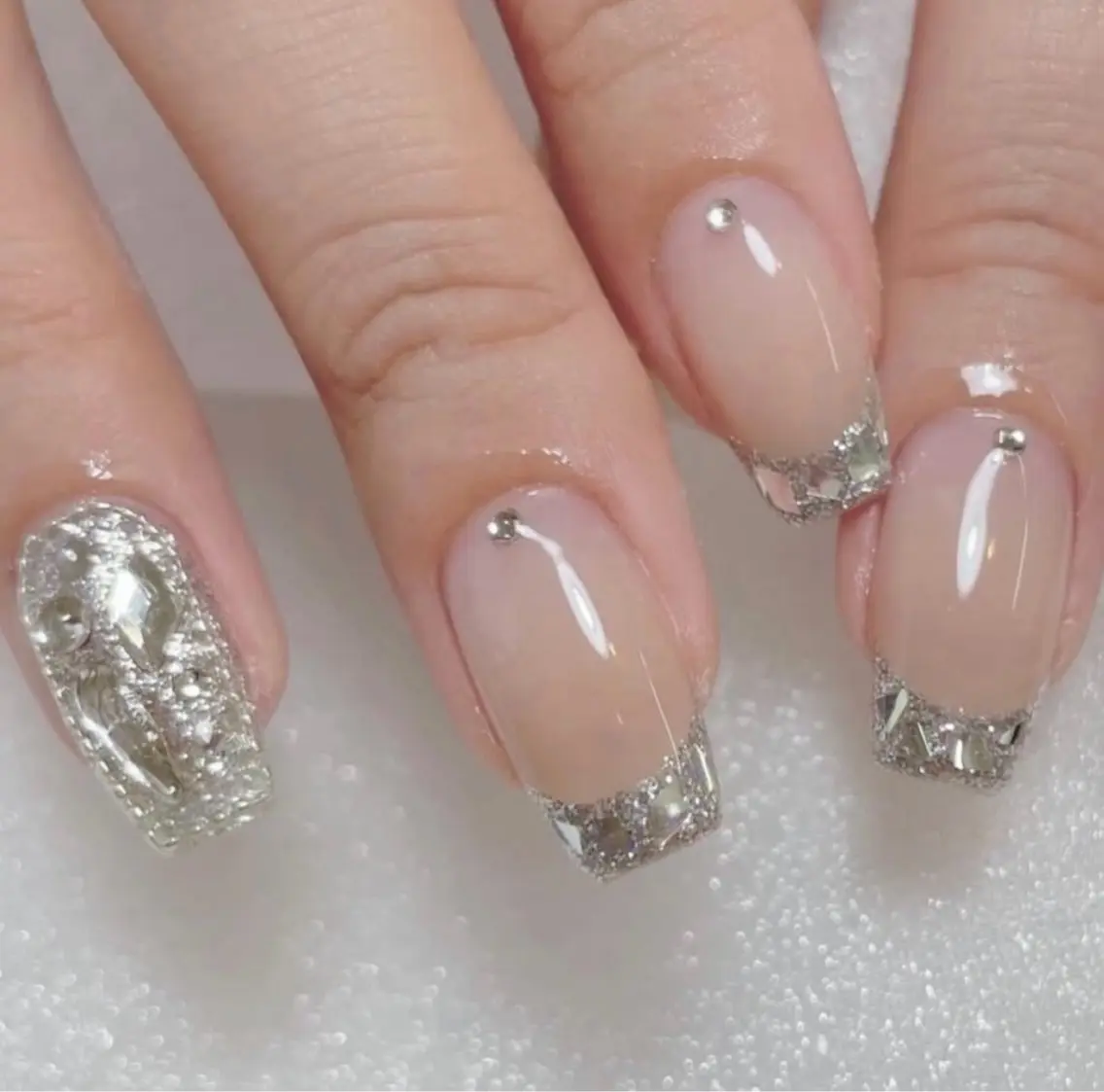 ネイル アートネイル べっ甲ネイル ボルドー ドット フットネイル Queeens nailのネイルデザイン