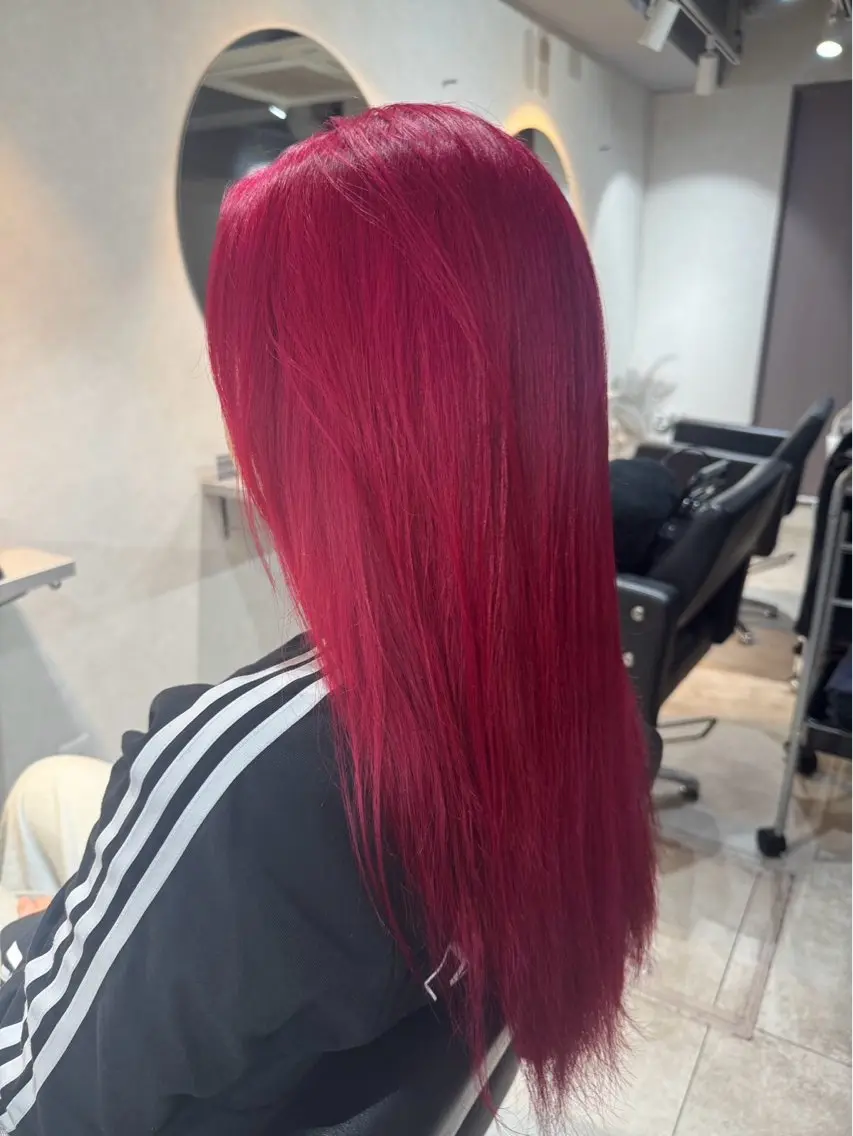 カラー ダブルカラー 松原 菜々子のヘアスタイル