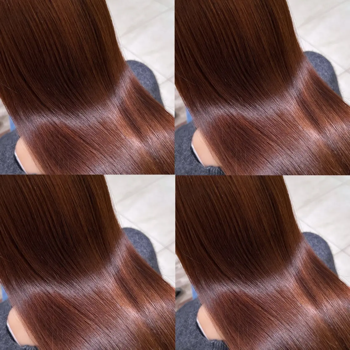 カラー 艶カラー🩵中久保 舞優🩵のヘアスタイル