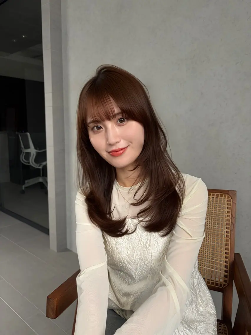 ロング レイヤーカット レイヤーカット 🎀 miyuのヘアスタイル