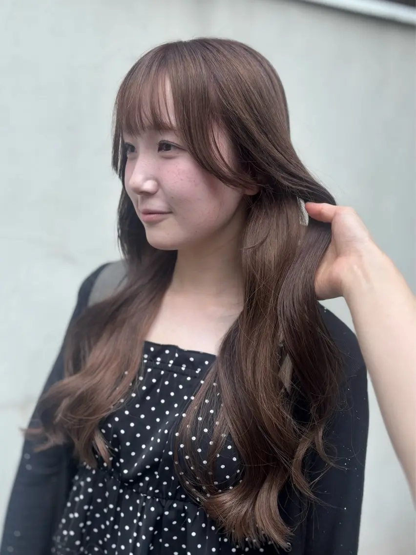 ロング カラー カット ヘアカラー 🌙Ash中目黒 坪内沙月🌙のヘアスタイル