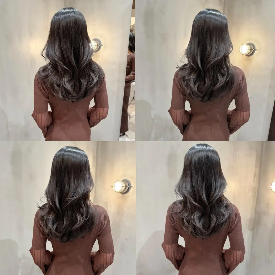 セミロング 韓国風ヘア レイヤーカット カット ヘアカラー トリートメント LOMA🇰🇷 銀座クボタのヘアスタイル