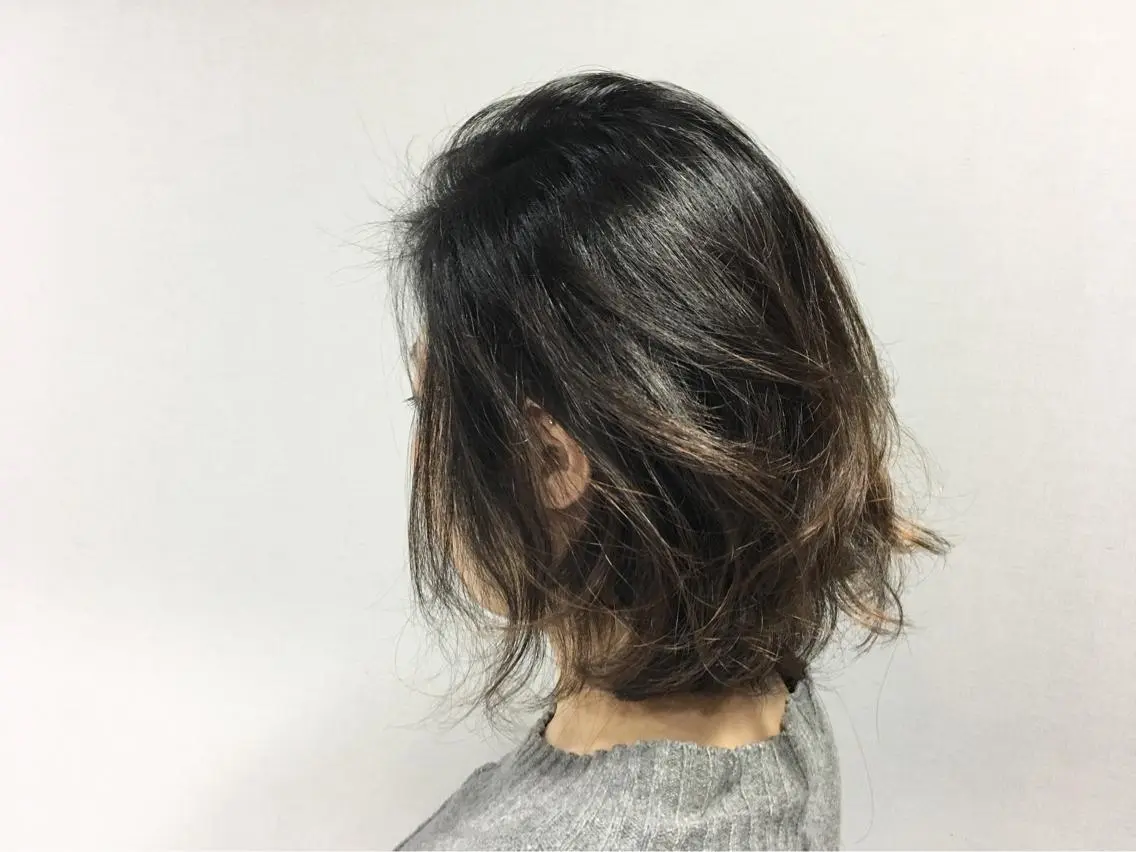 ショート ミディアム セミロング パーマ ミディアムパーマ セミロングパーマ デジタルパーマ boutique misakiのヘアスタイル