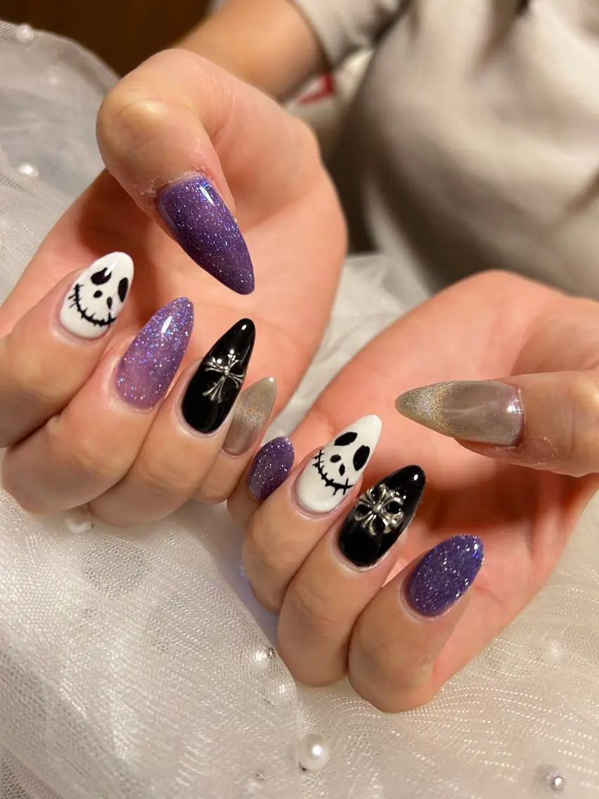 ネイル ハロウィン ハンドネイル nail salon L.Nのネイルデザイン