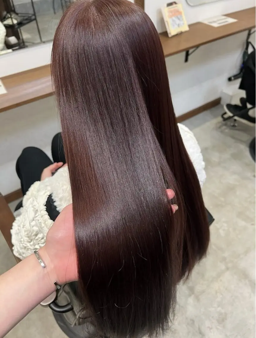 【大人気🌟】前髪カット+イルミナカラー+保湿ケア🩵の写真