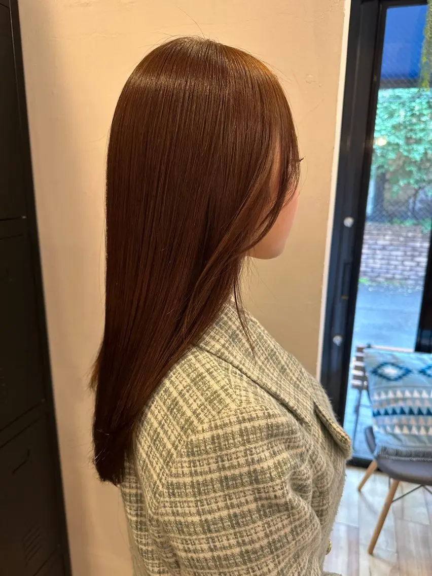 ロング カラー 髪質改善🫧美髪矯正 🤍Yuiのヘアスタイル