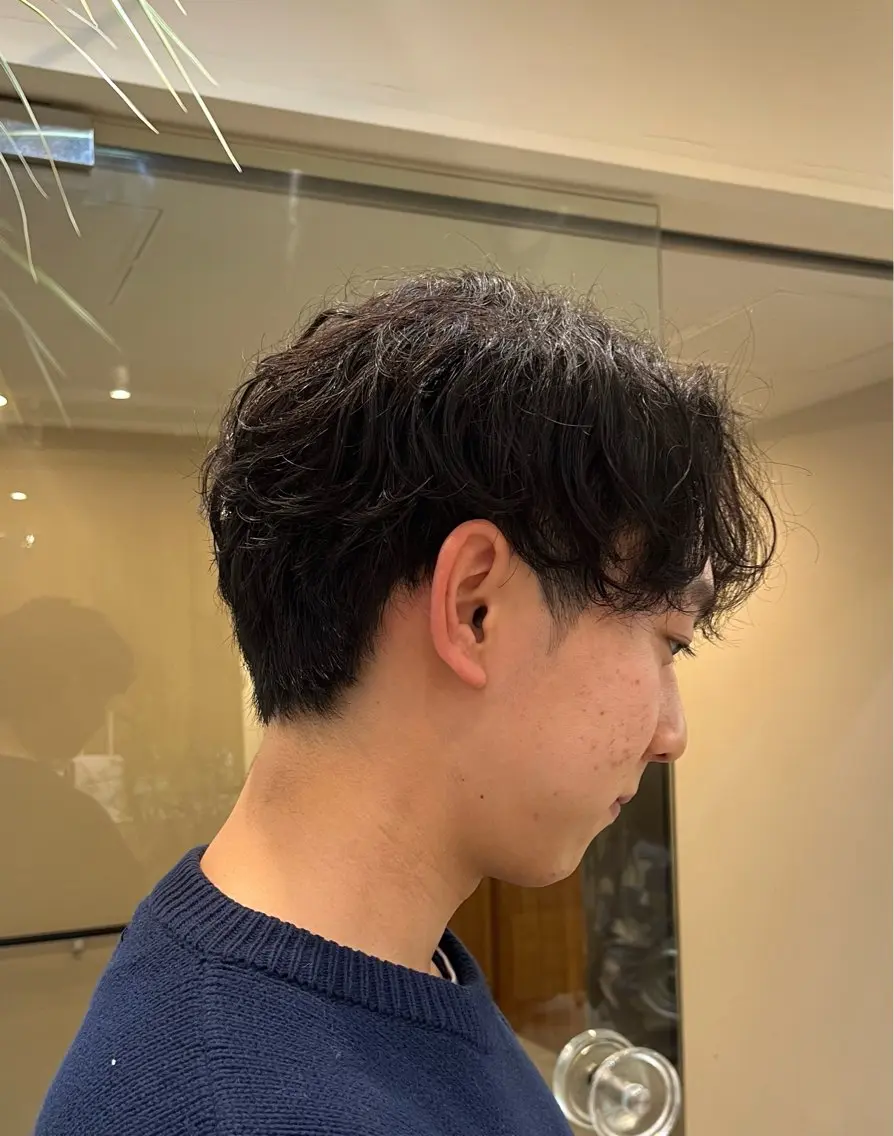 パーマ メンズ メンズパーマ ニュアンスパーマ saya🦢メンズ /ショートカットのヘアスタイル