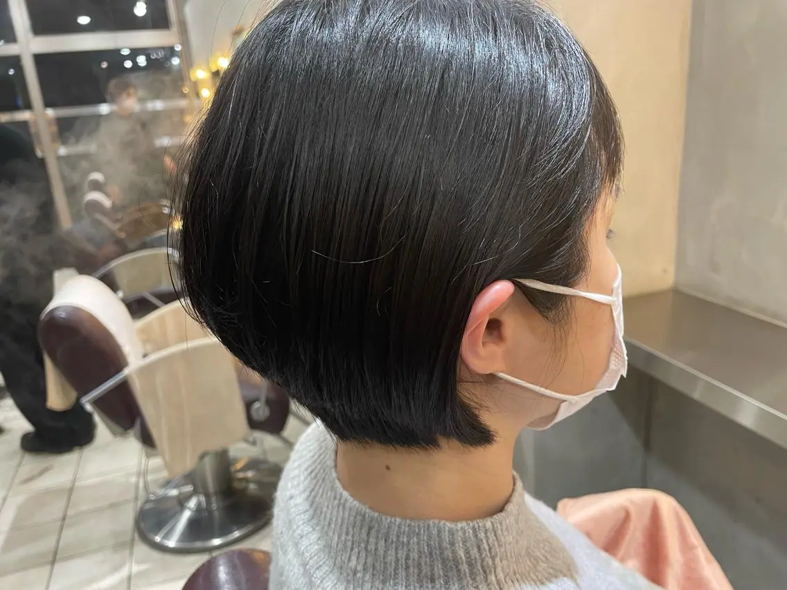 ショート ショートボブ ボブ ショートヘア 岡田 駿也のヘアスタイル