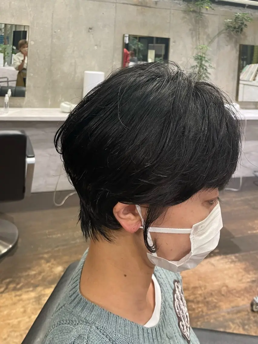 ショート 似合わせパーマ カラー/ゼンのヘアスタイル