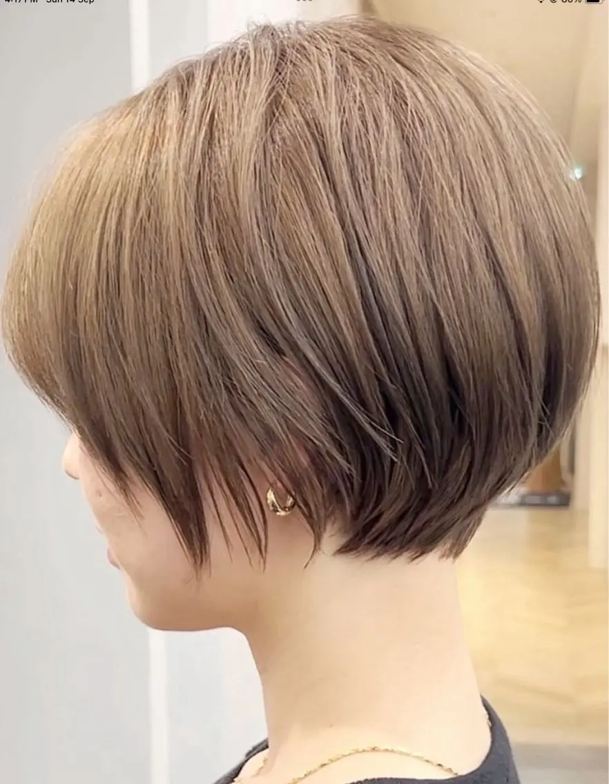 ショート 【無料】カット いながわ　ゆあのヘアスタイル