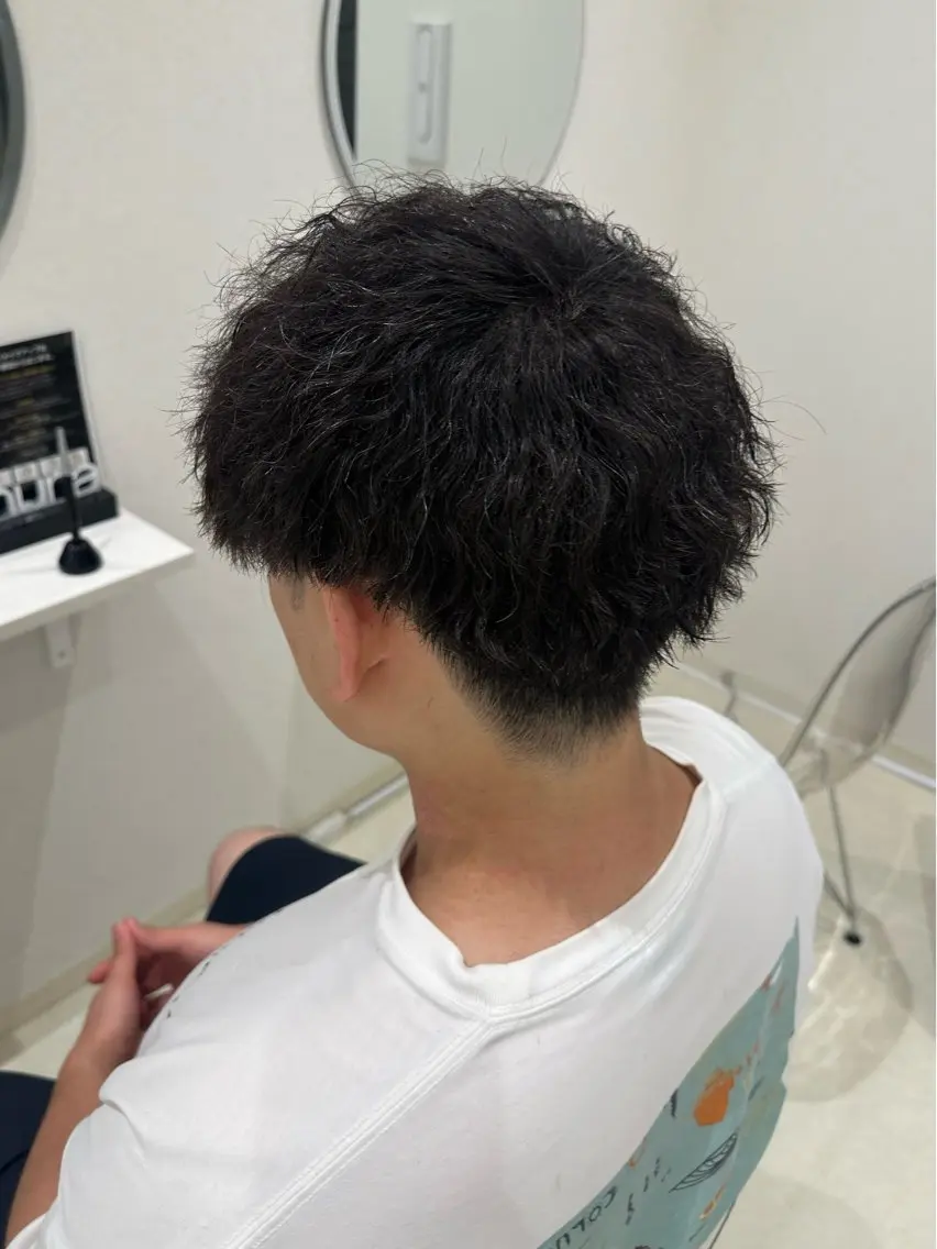 パーマ メンズ メンズパーマ ツイストスパイラルパーマ 刈り上げ スパイラルパーマ まい/ VISAGE dioのヘアスタイル