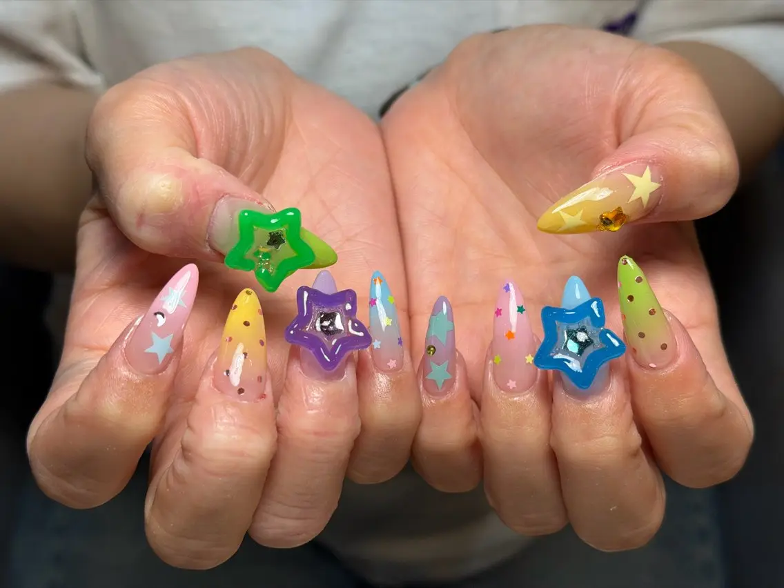 ネイル 韓国ネイル シンプルネイル ワンホンネイル ハンドネイル CoMo Nailのネイルデザイン