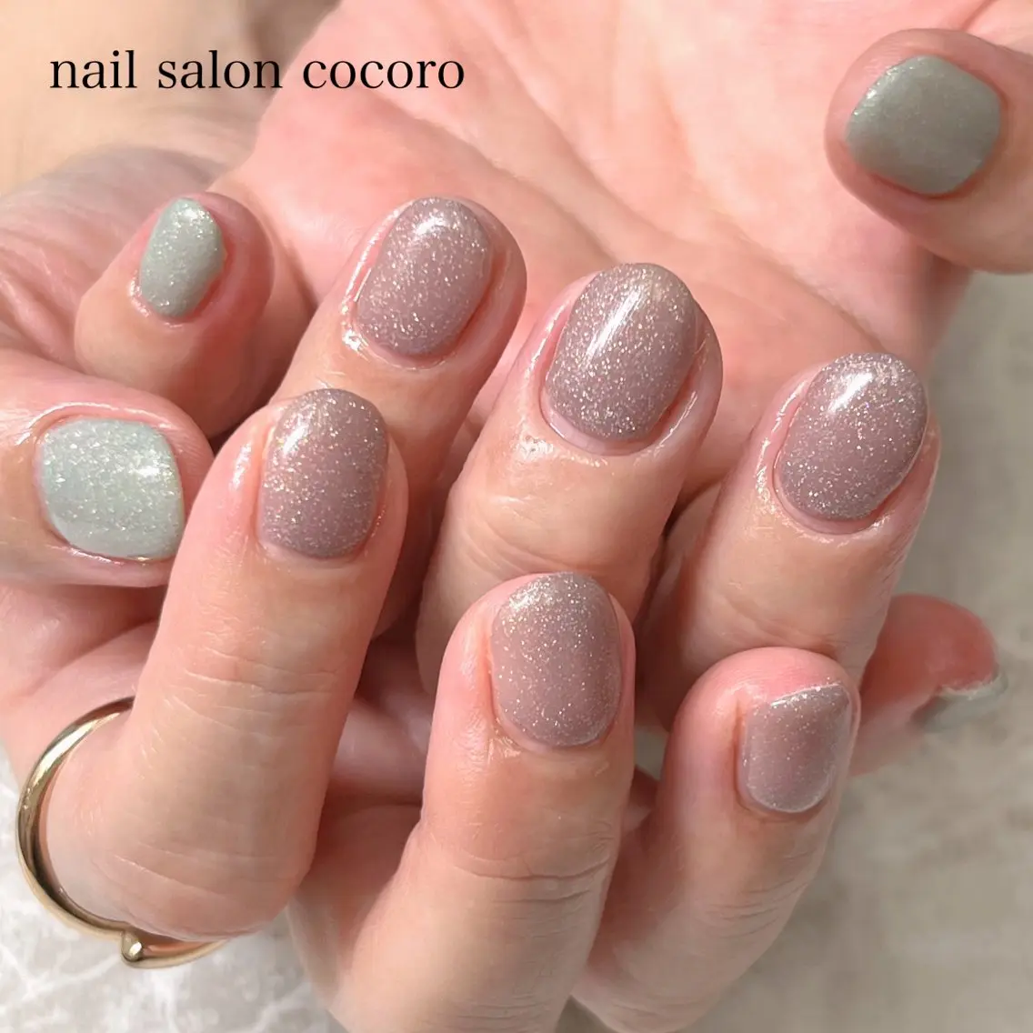 ハンドネイル💅ワンカラー🩵オフ有り🖌カラー約40色の写真