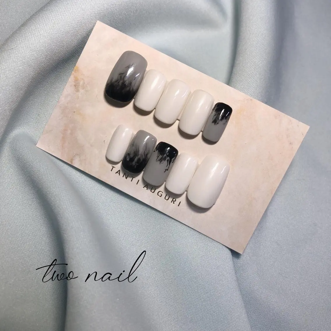 ネイル アートネイル フットネイル ハート ニュアンスネイル ホワイト その他(ネイル) two nailのネイルデザイン