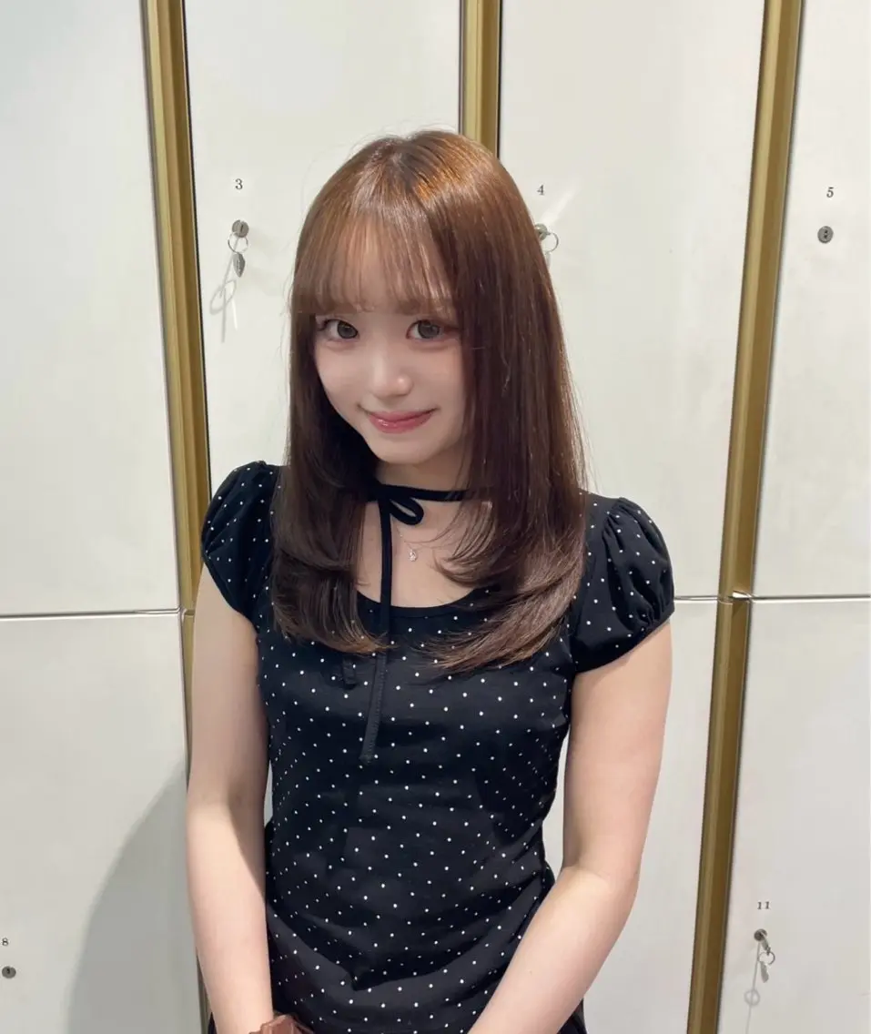 カラー ヘアカラー トリートメント 海野 楓のヘアスタイル