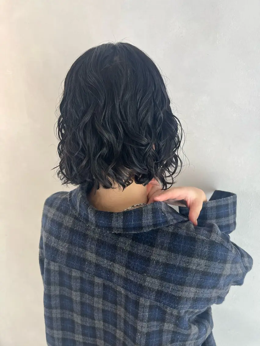 ミディアム カット パーマ こじま しょういちのヘアスタイル