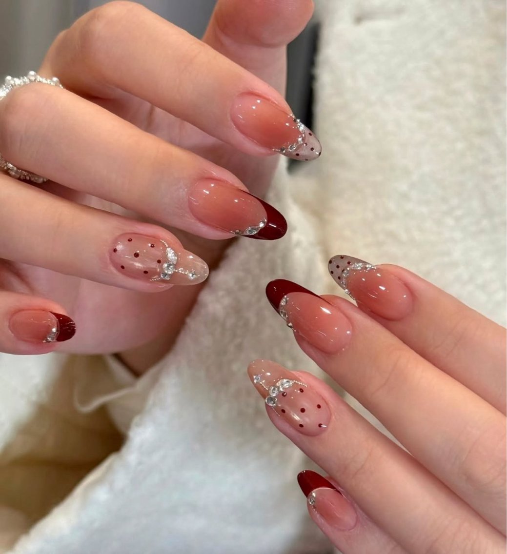 ネイル ガーリー 韓国ネイル ロングネイル 持ち込み ワンホンネイル ハンドネイル HARI NAILのネイルデザイン