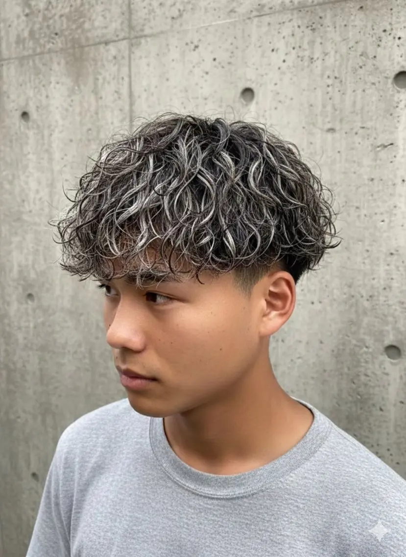 🔥ご新規様限定価格🔥メンズカット+各種パーマ+ハイライトの写真