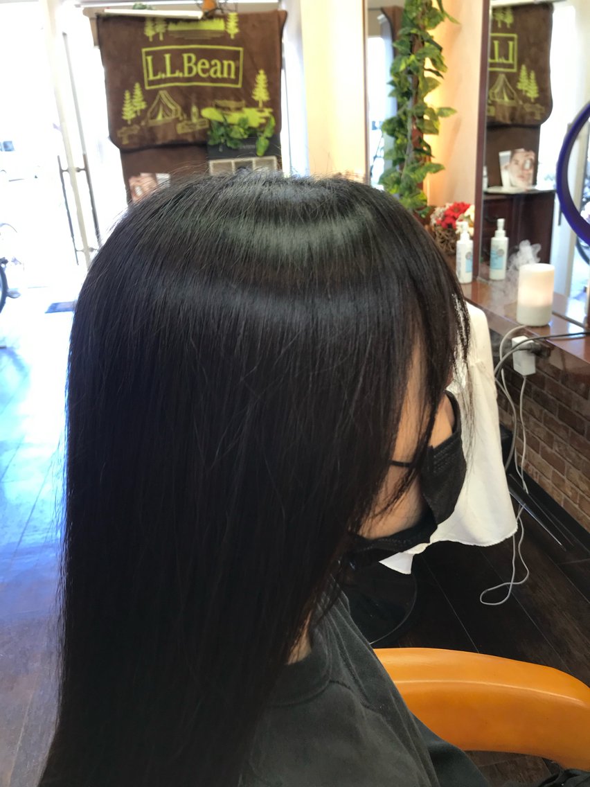 セミロング パーマ 桧山 真のヘアスタイル