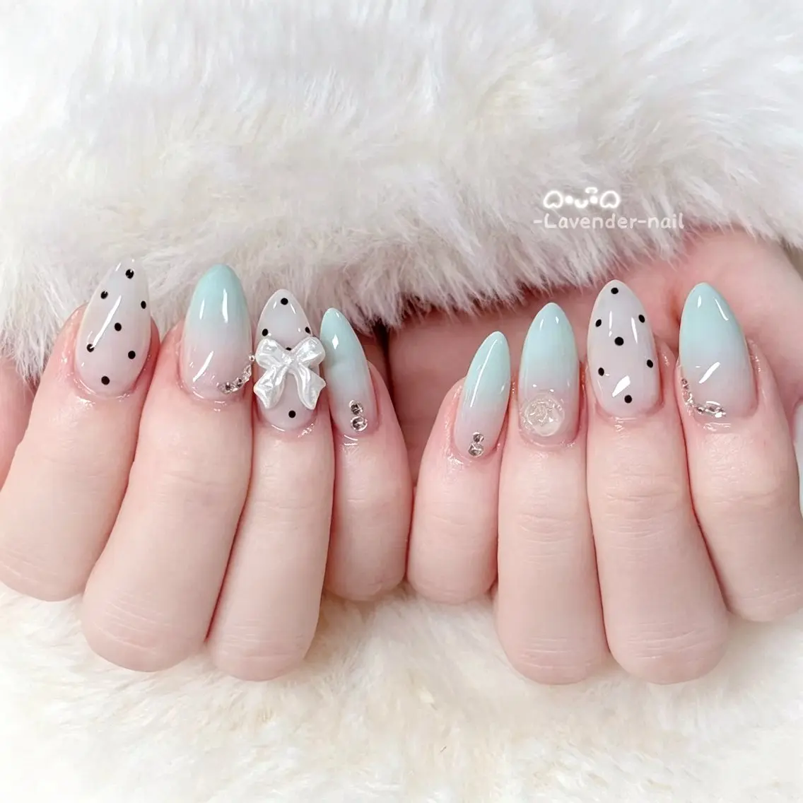 ネイル ハンドネイル Lavender nail·中島公園のネイルデザイン