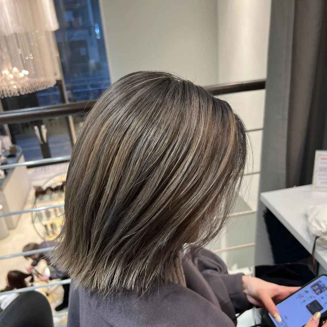カラー 李 文のヘアスタイル