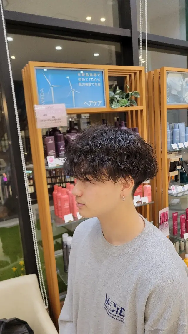 メンズ メンズパーマ メンズパーマ 渡辺将功のヘアスタイル