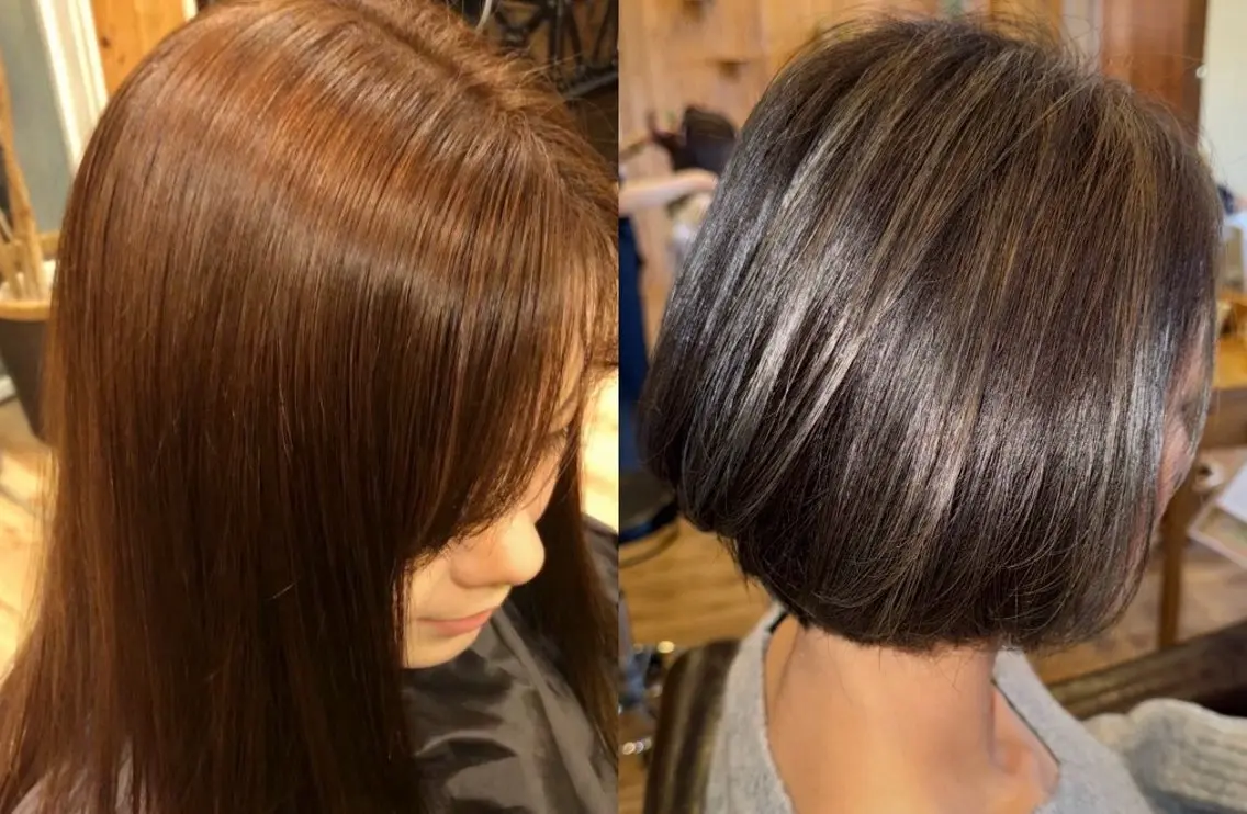 カラー カット ヘアカラー トリートメント 森川 美保のヘアスタイル