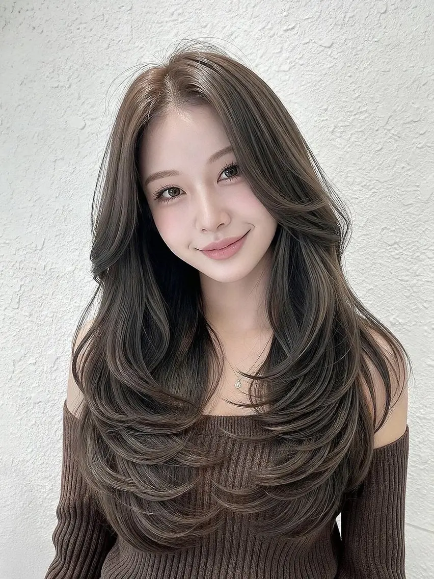 韓国風モデルカット+生オイルトリートメントの写真