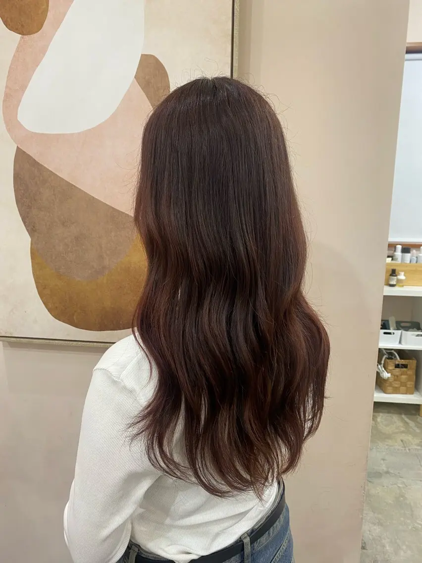 カラー ピンクカラー 君島 花楓のヘアスタイル