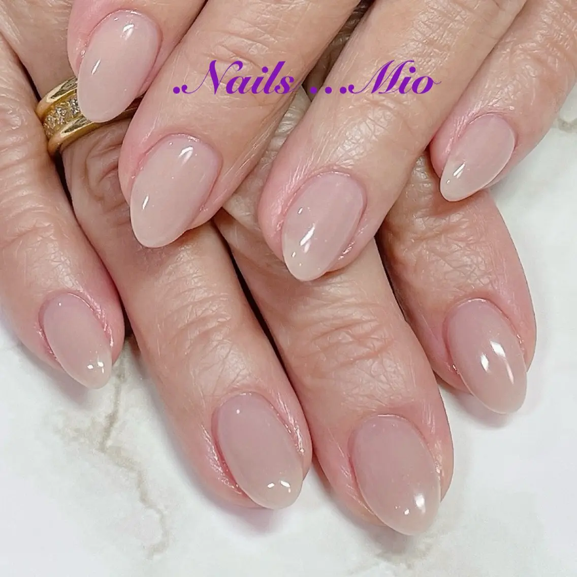 ネイル ジェルネイル ワンカラーネイル .Nails Mio 赤羽西ネイルサロンのネイルデザイン