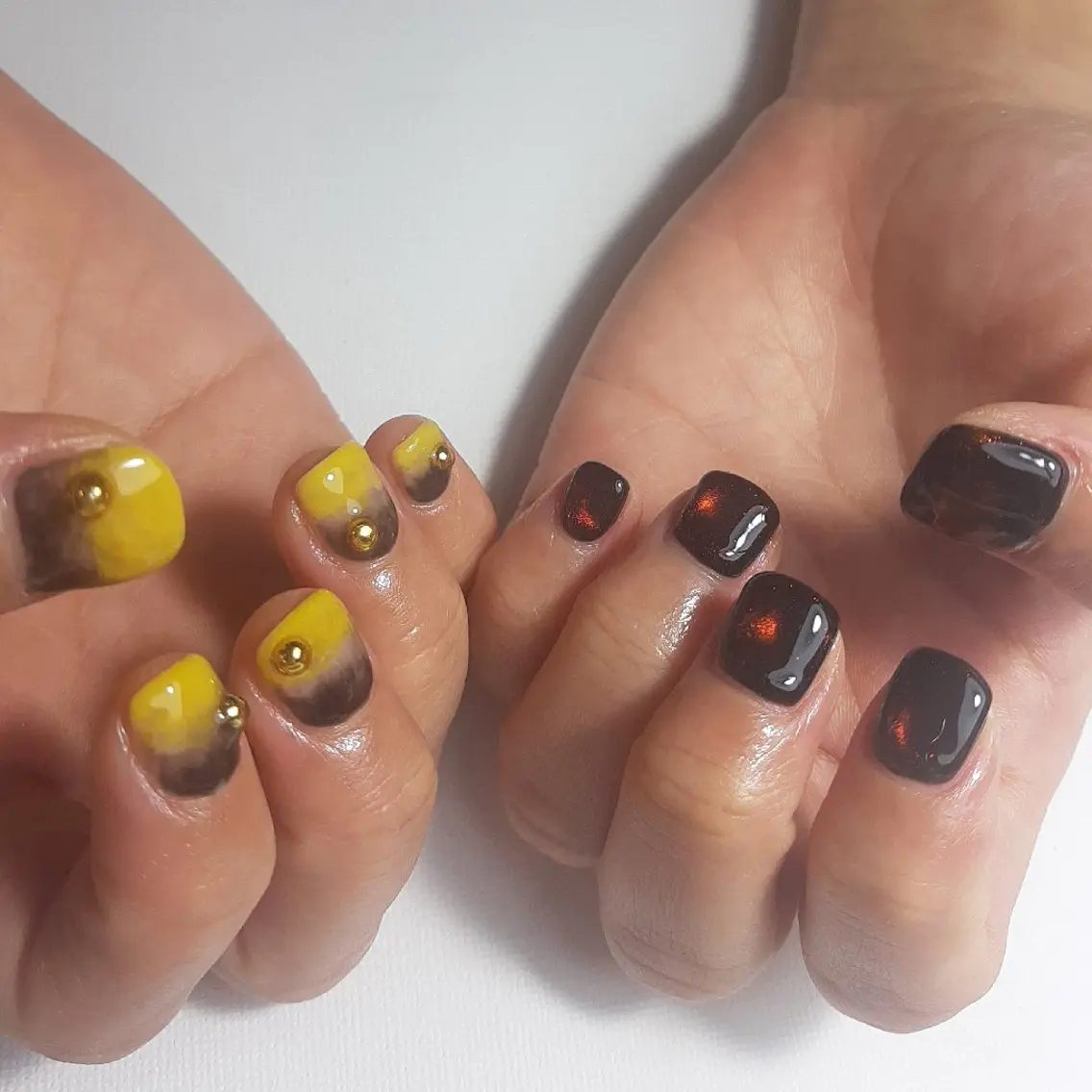 ネイル 成人式 ジェルネイル 持ち込み ショートネイル owlnail /持込みデザイン専門のネイルデザイン