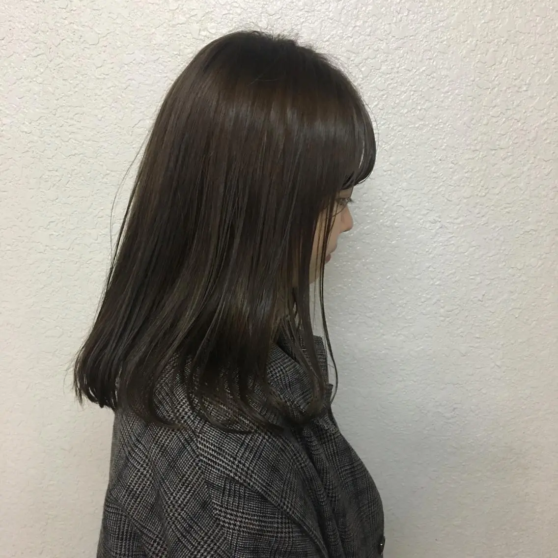 セミロング カラー ベージュカラー オリーブベージュ マンツーマン美容師 立川　♡MIHO♡のヘアスタイル