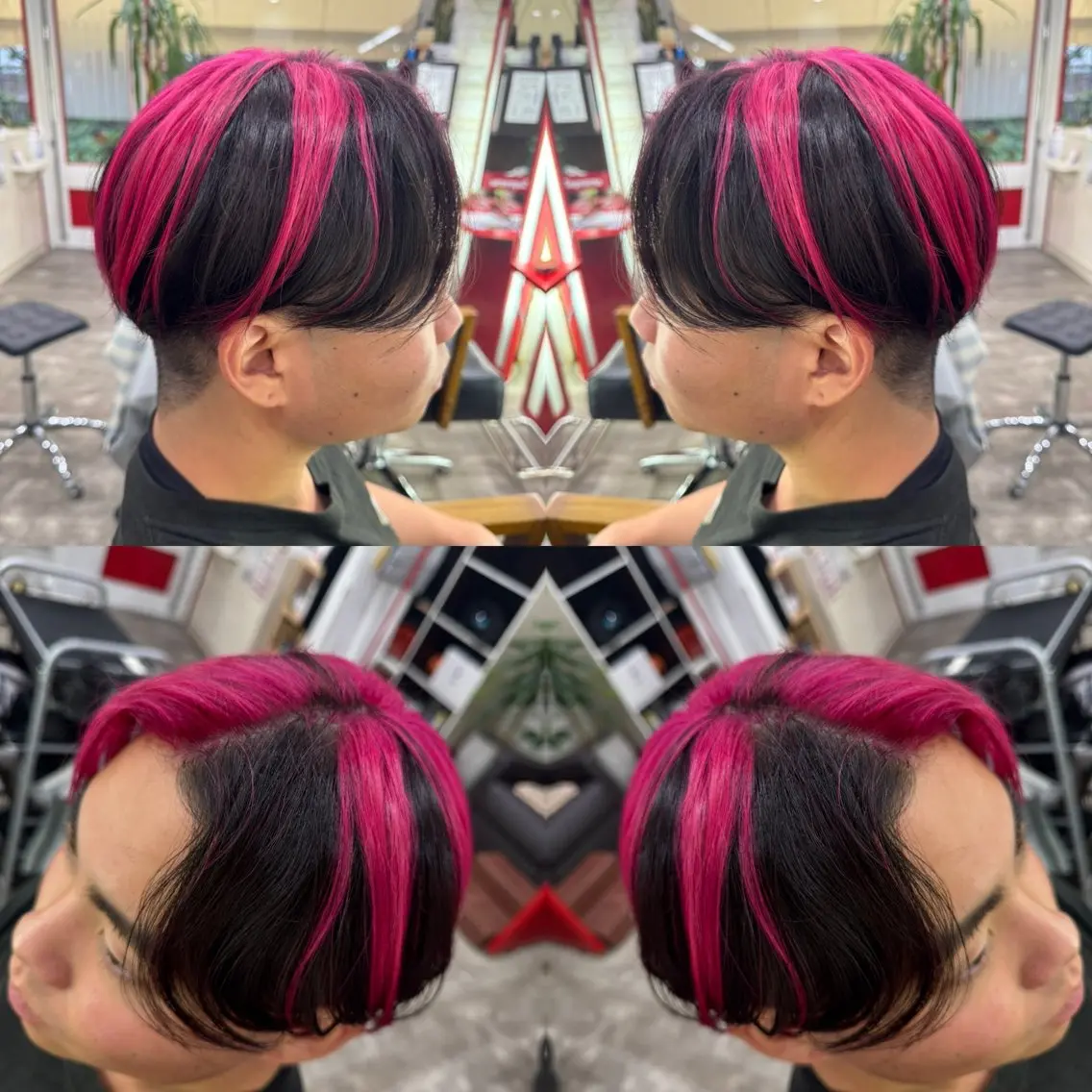 ショート カラー メンズ ヘアカラー トリートメント ✨️眉毛、派手髪、 ハイトーンShinの眉毛・アイブロウイメージ