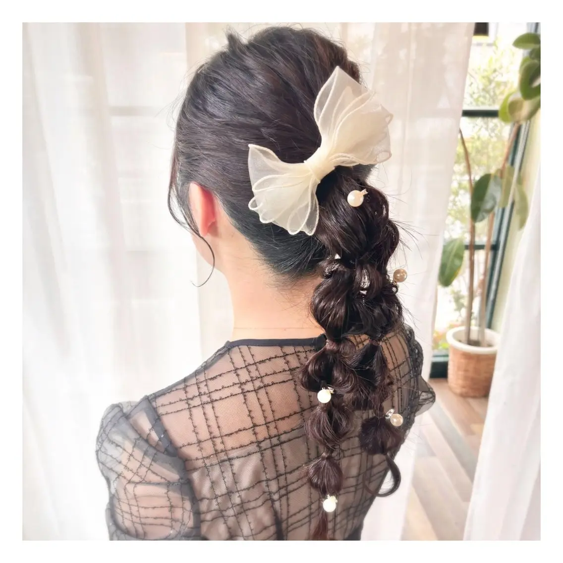 ヘアアレンジ ヘアセット 荒川 鈴菜のヘアスタイル