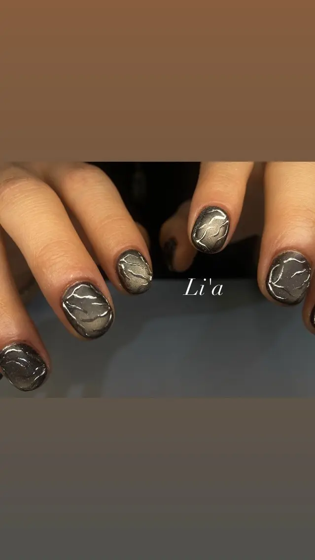 ネイル メンズネイル Li'a AYAKAのネイルデザイン