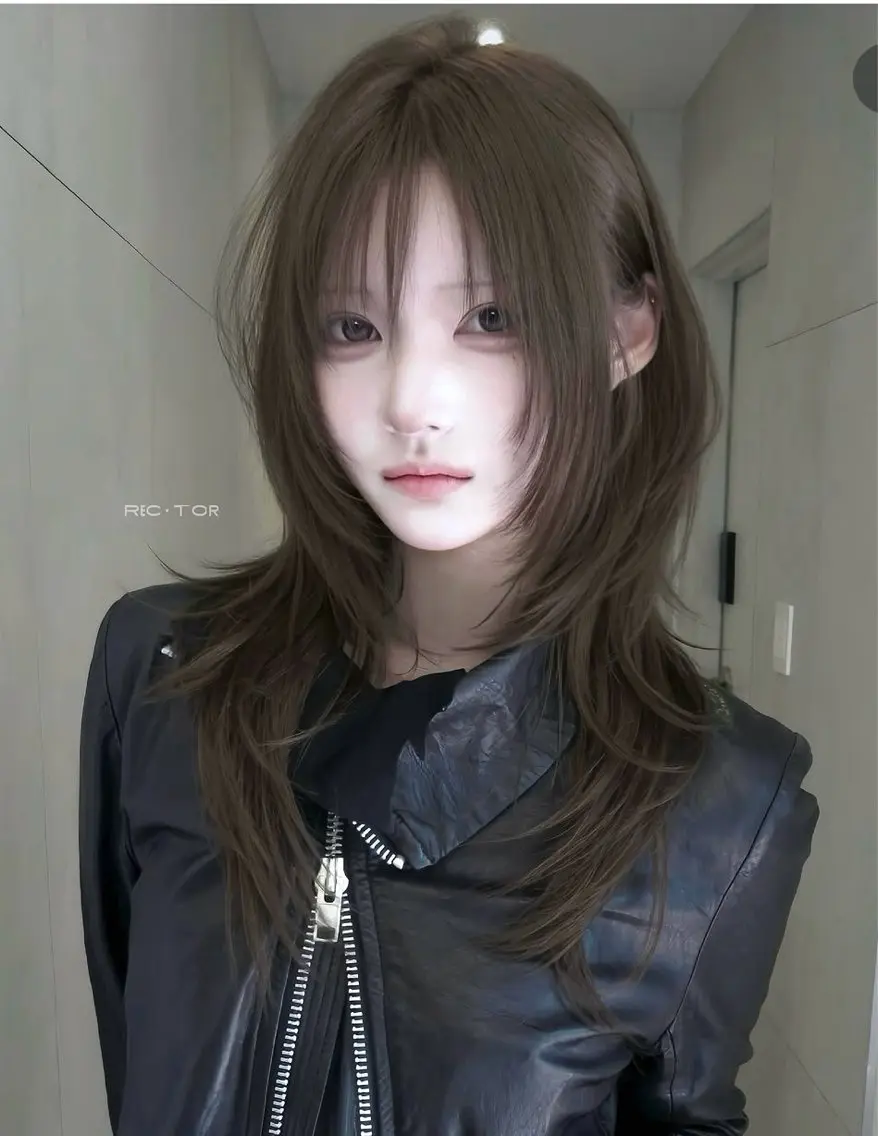 セミロング カット ヘアカラー トリートメント ヘアセット ハッシュカット/レイ ヤーカットArataのヘアスタイル