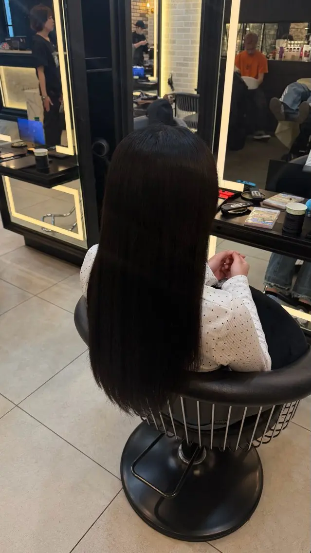 ロング 縮毛矯正 縮毛矯正 TRIELA新宿 /REIのヘアスタイル