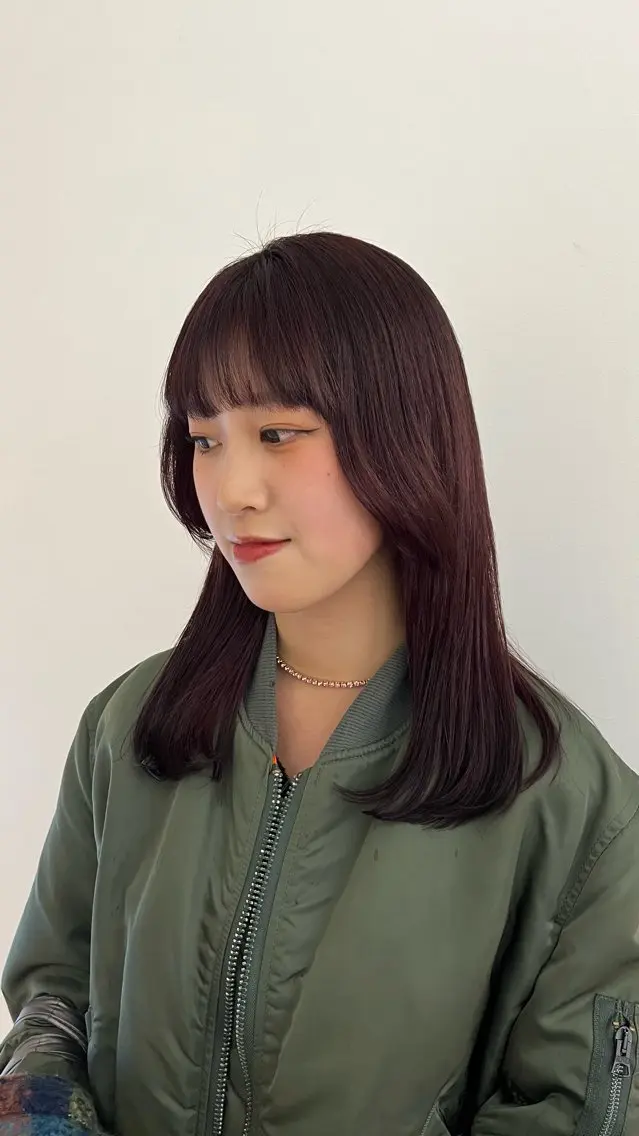 ロング カラー ヘアカラー メンズパーマ/ メッシュ📍ユリのヘアスタイル