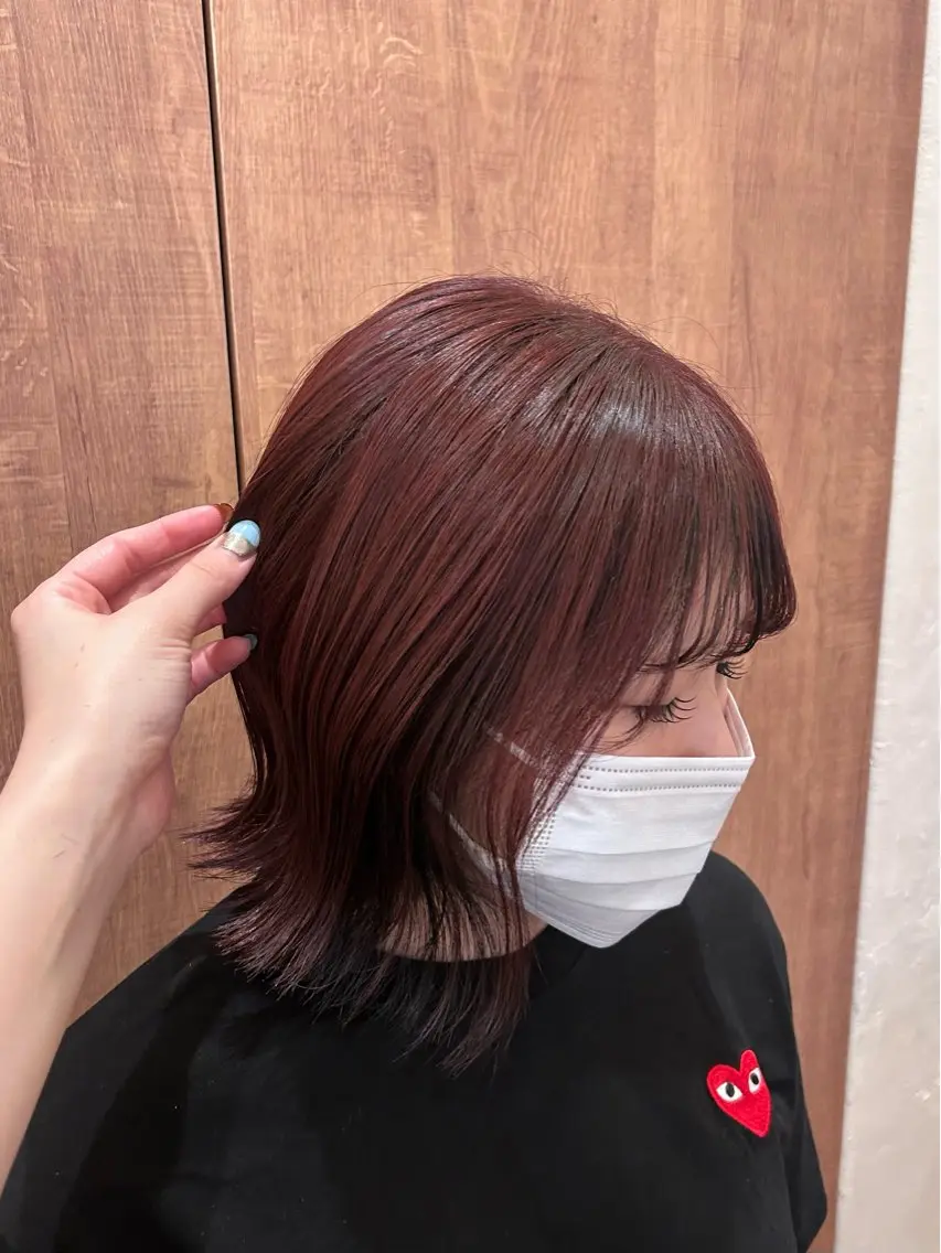 カラー 黒髪 大髙 まりののヘアスタイル